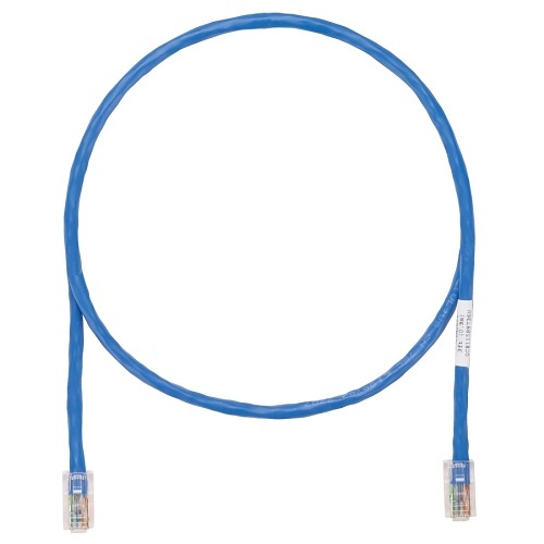 Panduit UTPCH1MBUY Copper Patch Cord, Cat 5E, Blue UTP Cable