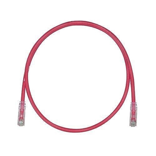 Panduit UTPK6A10MRD CAT6a Keyed Cooper Patch Cable, 10m, Red