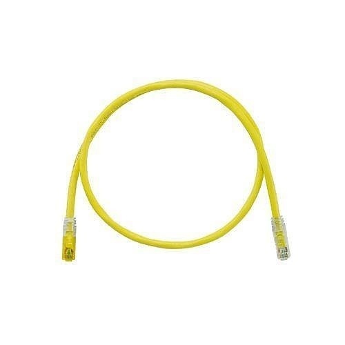 Panduit UTPK6A10MYL CAT6a Keyed Cooper Patch Cable, 10m, Yellow