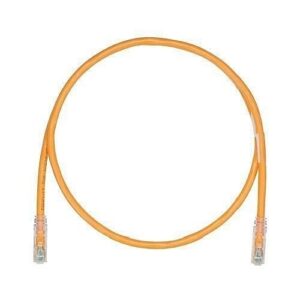 Panduit UTPK6A2MOR CAT6a Keyed Cooper Patch Cable, 2m, Orange