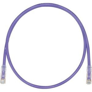 Panduit UTPSP12VLY Copper Patch Cord, Cat 6, Violet UTP Cable