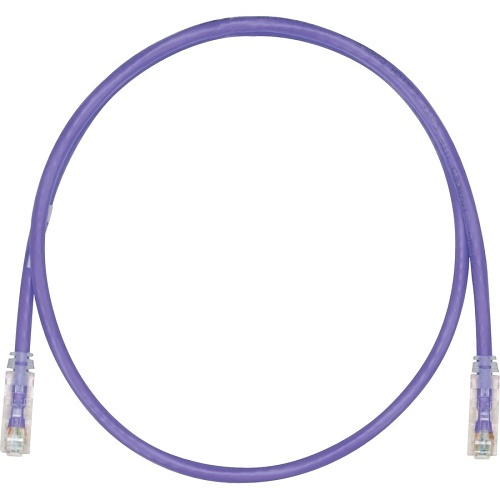 Panduit UTPSP12VLY Copper Patch Cord, Cat 6, Violet UTP Cable