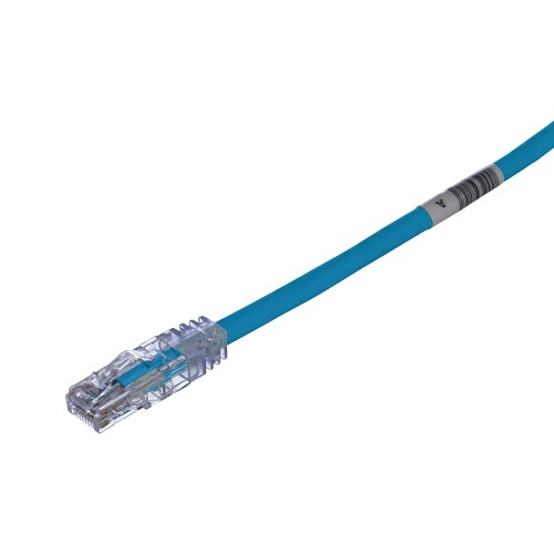 Panduit UTPSP15BUY CAT6 24 AWG UTP Copper Patch Cord, 15', Blue