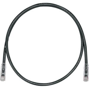 Panduit UTPSP40BLY Category 6 Patch Cable, Black UTP