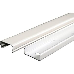 Wiremold V2000BC 2000 Series Raceway Base and Cover, Ivory