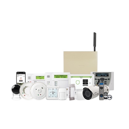 Honeywell Home V20P60RFPK VISTA 20P Wireless-Ready Control Panel Kit, 6160RF Alpha Keypad with Wireless Receiver, 5800PIR-RES, WAVE2 2-Tone Sounder, Battery, Jack, Cord