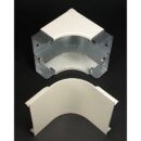 Wiremold V4017FO 4000 Series Radiused Full Capacity Internal Elbow Fitting, Steel