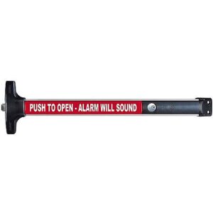 Detex V40XEBXCD Alarmed Rim Exit Device with Battery