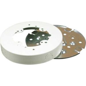 Wiremold V5738 500/700 Series Solid Base Fixture Box Fitting, Ivory
