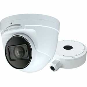 Speco V5T2M 5MP Analog Outdoor Dome Camera, 2.8-12 mm Lens, White