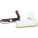 Wiremold V718 700 Series Outside Elbow Fitting, Ivory