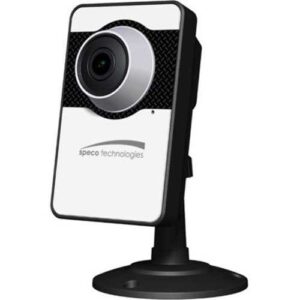 Speco VIP2C1N 2MP HD 720p Indoor Wi-Fi Cube IP Camera, 2.6mm Fixed Lens, Black and White Housing