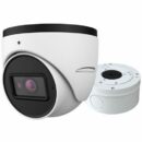 Speco VLT7 2MP Turret Camera with Junction Box Included, IR, 2.8mm Fixed Lens, White