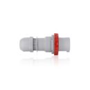 Leviton W4125-P11 International Pin and Sleeve Plug, Red