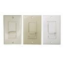 Speco WAT100D 100W 70/25V Slider Volume Control with Swappable Decora Plates, Includes Ivory, Almond, and White