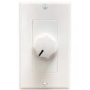 Speco WAT50DW WAT Series 50W 70/25V Wall Plate Volume Control, White