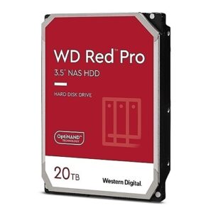 WD WD201KFGX Hard Disk Drive, 20TB Red Pro Nas Hard Drive