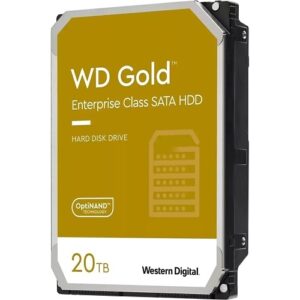 WD WD201KRYZ Gold Enterprise Class SATA 20TB Hard Disk Drive, 7200 RPM, 512MB Cache