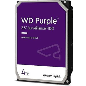 WD WD42PURZ 3.5" Purple Surveillance Hard Drive, 4TB, SATA Gb/s