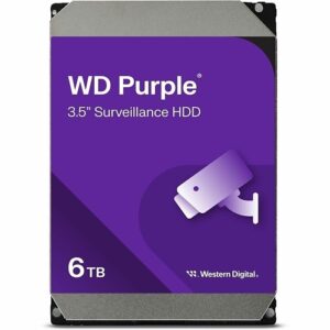 WD WD64PURZ Purple Surveillance HDD, 6TB