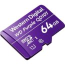 WD WDD064G1P0C QD101 Purple SC Micro SD Card for Surveillance Camera, 64GB