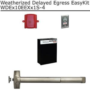 Detex WDEX10EEXX1S-4 Weatherized Delayed Egress EasyKit