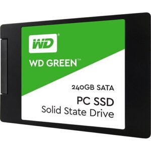 WD WDS240G2G0A 2.5" Internal PC SSD Solid State Drive, SATA III Gb/s, up to 550 MB, 240GB, Green