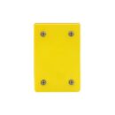 Leviton WP459 Wetguard Blank Plate and Gasket, Yellow