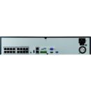 Hanwha WRN-1610S WAVE 16-Channel PoE+ NVR, 150Mbps, 12TB HDD, Black