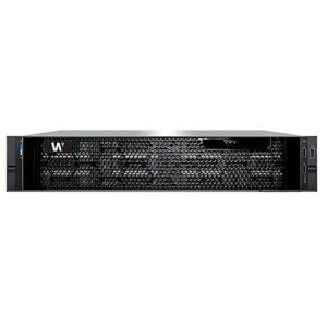 Hanwha WRR-P-S202L1 WAVE Optimized 2U Rack Server, 20TB HDD, Black