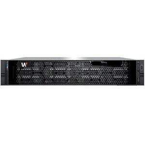Hanwha WRR-P-S202S1 WAVE Optimized 2U Rack Server, 132TB HDD, Black