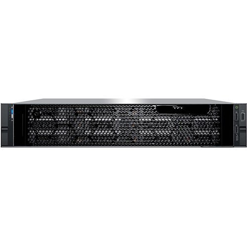 Hanwha WRR-P-S202S1 WAVE Optimized 2U Rack Server, 176TB HDD, Black