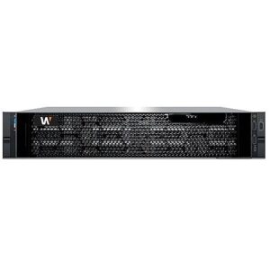 Hanwha WRR-P-S202S1 WAVE Optimized 2U Rack Server, 20TB HDD, Black