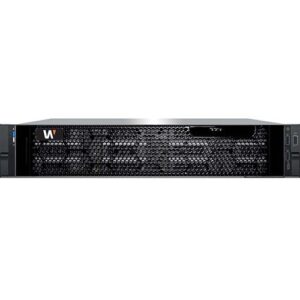 Hanwha WRR-P-S202S1 WAVE Optimized 2U Rack Server, 24TB HDD, Black