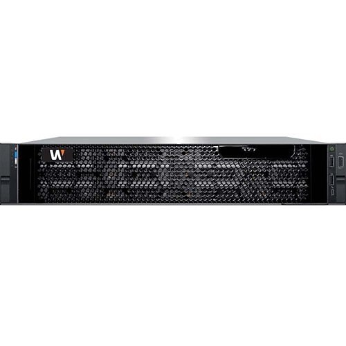 Hanwha WRR-P-S202S1 WAVE Optimized 2U Rack Server, 24TB HDD, Black