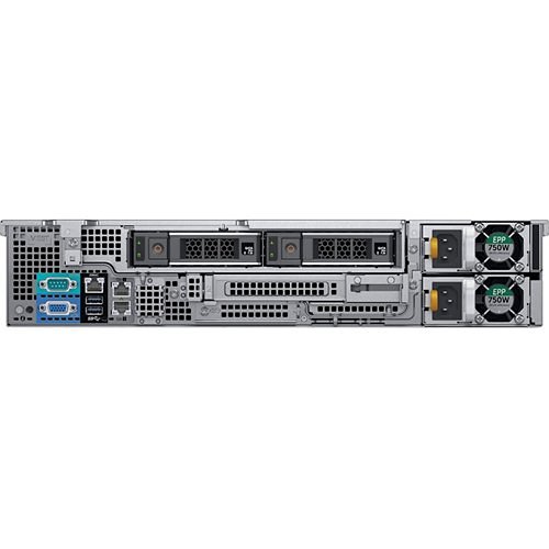 Hanwha WRR-P-S202S1 WAVE Optimized 2U Rack Server, 48TB HDD, Black