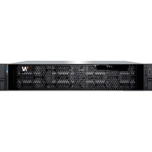 Hanwha WRR-P-S202W1 WAVE Optimized 2U Rack Server, 192TB HDD, Black
