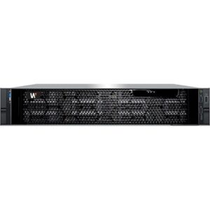 Hanwha WRR-P-S202W1 WAVE Optimized 2U Rack Server, 40TB HDD, Black