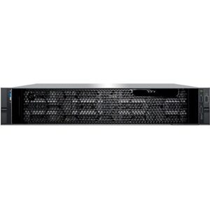 Hanwha WRR-P-S202W1 WAVE Optimized 2U Rack Server, 80TB HDD, Black