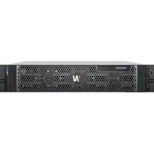 Hanwha WRR-Q-A200W WAVE Optimized 2U Rack Server, 12TB HDD, Black