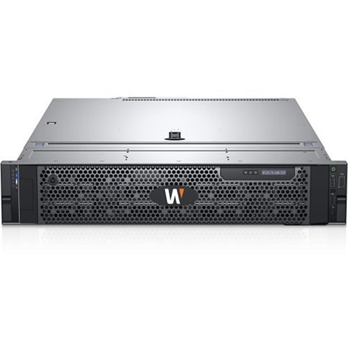 Hanwha WRR-Q-A200W WAVE Optimized 2U Rack Server, 16TB HDD, Black