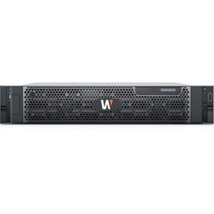 Hanwha WRR-Q-A200W WAVE Optimized 2U Rack Server, 40TB HDD, Black