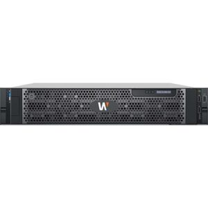 Hanwha WRR-Q-A200W WAVE Optimized 2U Rack Server, 96TB HDD, Black