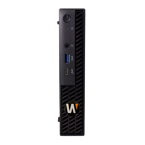 Hanwha WWT-P-7204MW Micro Form Factor Wisenet WAVE Client Workstation for 2-Monitor Output, Windows 10 IoT Enterprise, (14th Gen) Intel Core i7, 16GB RAM, 256GB SSD OS Drive