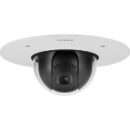 Hanwha XND-6081FZ X-Plus 2MP Flush-Mount Indoor Dome Camera, 2.8-12mm Varifocal Lens, White