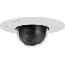 Hanwha XND-6081FZ X-Plus 2MP Flush-Mount Indoor Dome Camera, 2.8-12mm Varifocal Lens, White