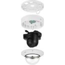 Hanwha XND-6081VZ X-Plus 2MP Indoor Vandal PTRZ Dome Camera, 2.8-12mm Varifocal Lens, White