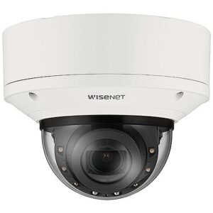Hanwha XND-6083RV 2MP Indoor IR Vandal Dome Camera, 2.8-12mm Motorized Varifocal Lens, White