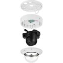 Hanwha XND-8081VZ X-Plus 5MP IR Indoor Vandal PTRZ Dome Camera, 3.6-9.4mm Varifocal Lens, White