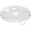 Hanwha XND-8081VZ X-Plus 5MP IR Indoor Vandal PTRZ Dome Camera, 3.6-9.4mm Varifocal Lens, White
